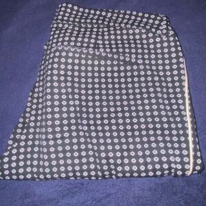 Stylish Black Patterned Pants